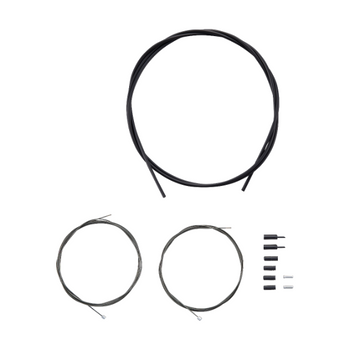 Zestaw linek i pancerzy przerzutki Shimano szosa Optislik black