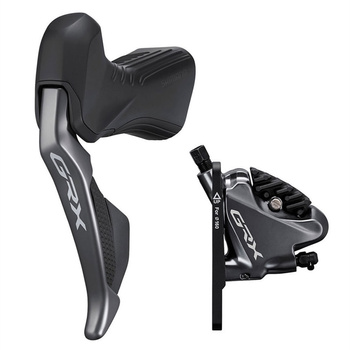 Zestaw hamulca tarczowego Shimano GRX Di2 BR-RX810KT / ST-RX815 lewa strona/przód 1000mm (adapter do tarczy 160mm)