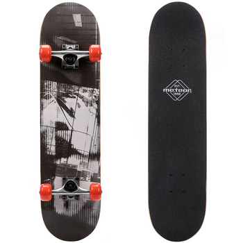 Deskorolka Meteor Drewniana Black / Grey