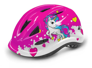 Kask R2 Lucky pink/white glossy XXS