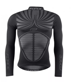 Koszulka termiczna rowerowa Force Thunder