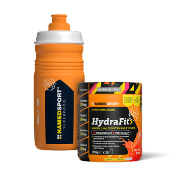 Napój izotoniczny w proszku Namedsport Hydrafit 400g + Bidon Hydra2pro 2023