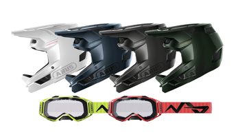 Zestaw - Kask rowerowy fullface Abus HiDrop + gogle Abus Buteo